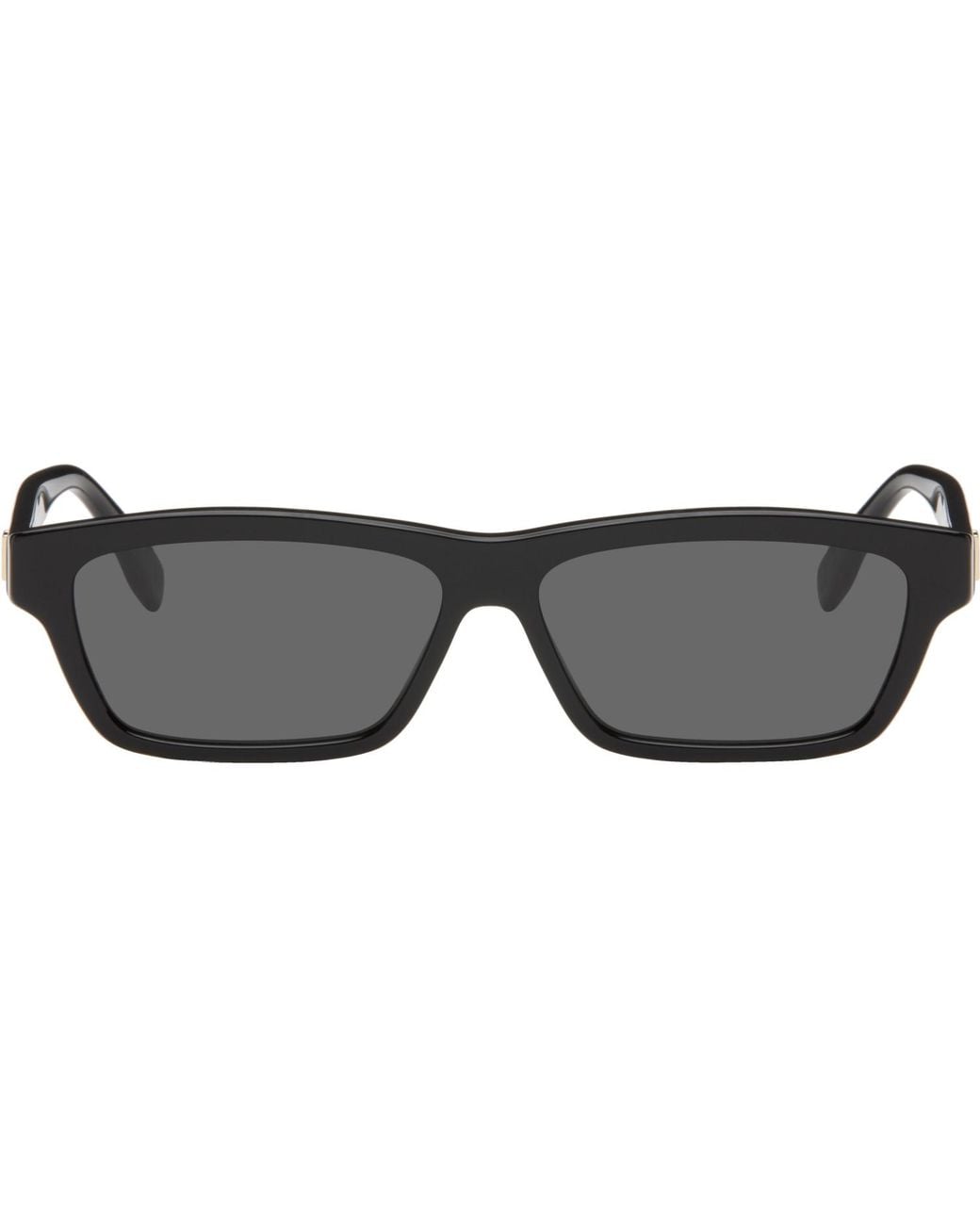 Fendi Black 'Squared Ff' Sunglasses for men