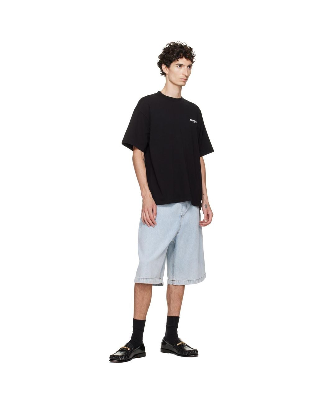 Represent Black Printed 'Owners Club' T-Shirt for men
