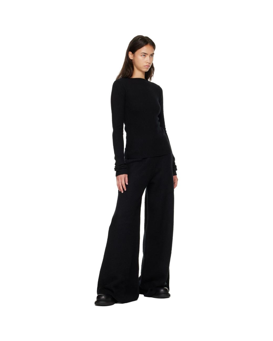 Rick Owens Black Tower Loose Lounge Pants