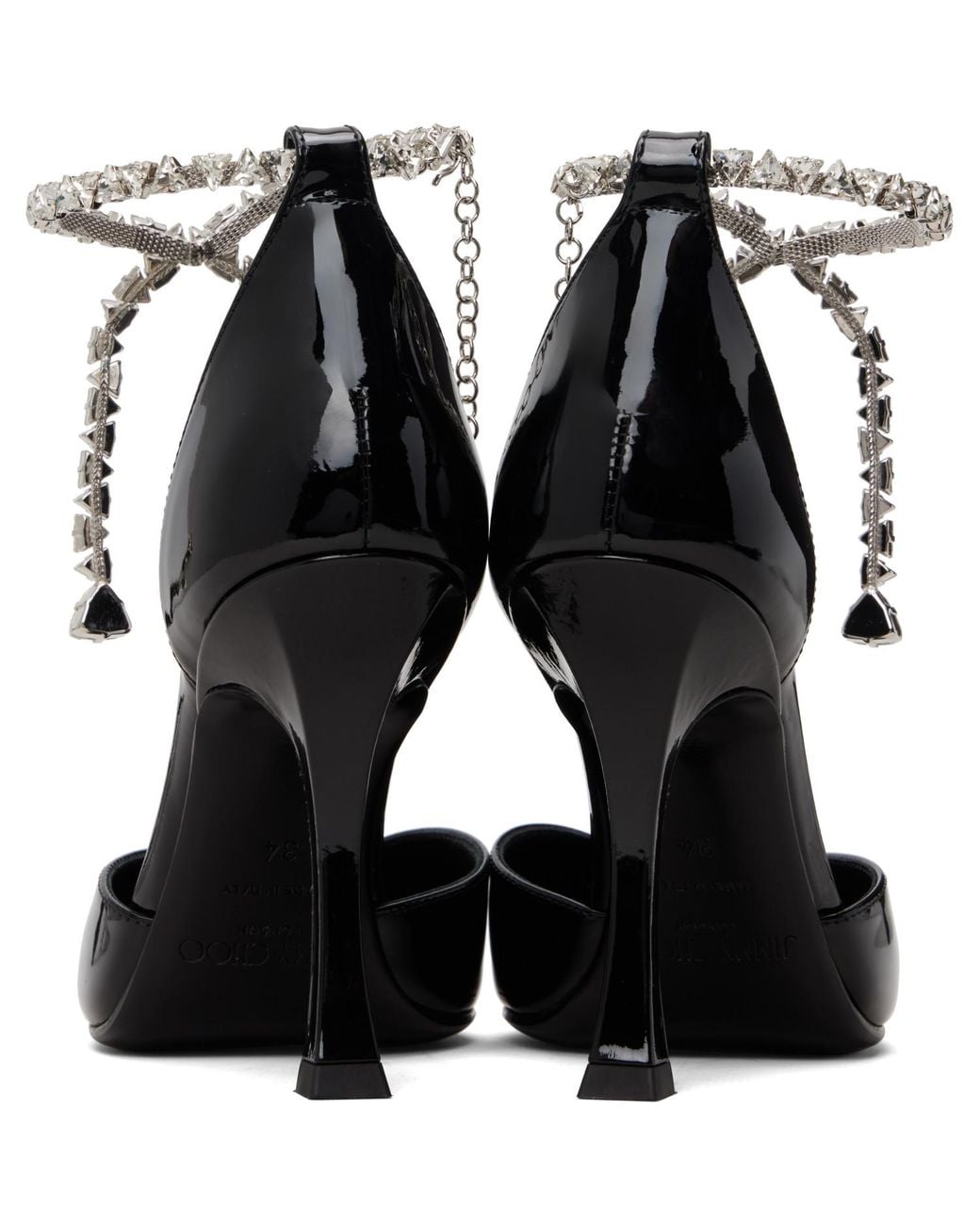 Jimmy Choo Black Stevie 100 Heels