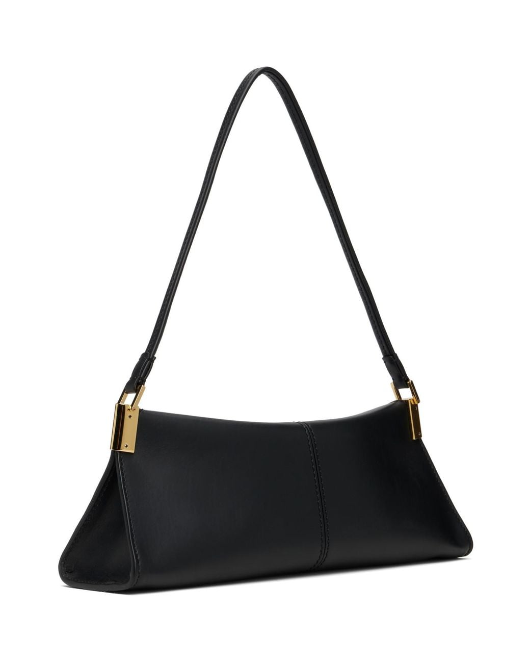 Balmain Black Small Smooth Leather '64-83' Bag