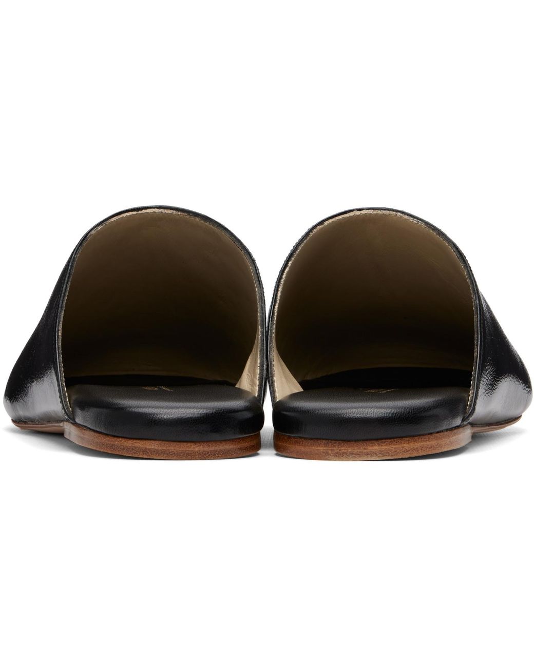 A.P.C. Black 'Les Mules' Slip-On Loafers
