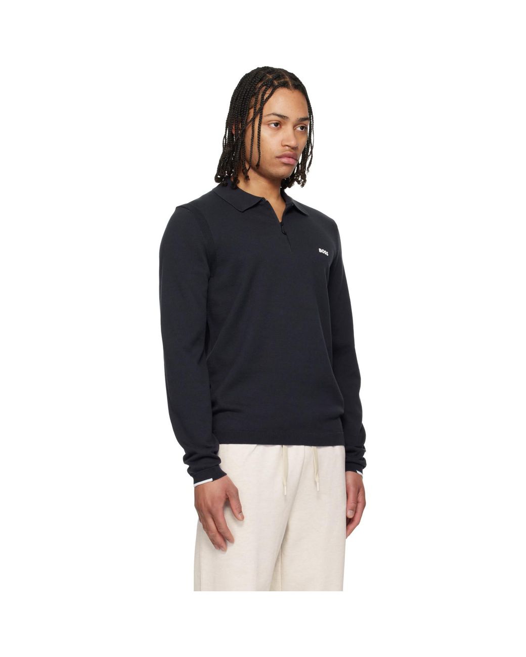 Boss Black Regular-Fit Cotton Polo for men