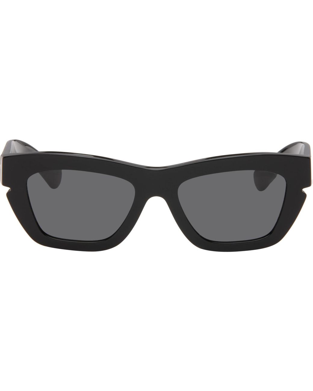 Burberry Gray Rectangle Sunglasses