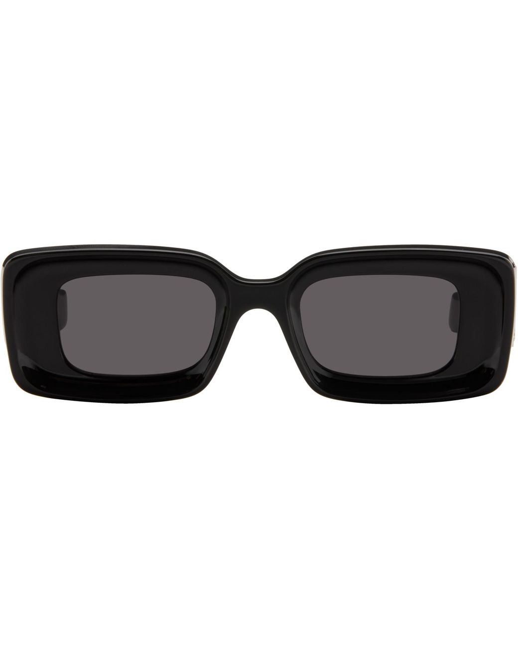 Loewe Black Rectangular Sunglasses