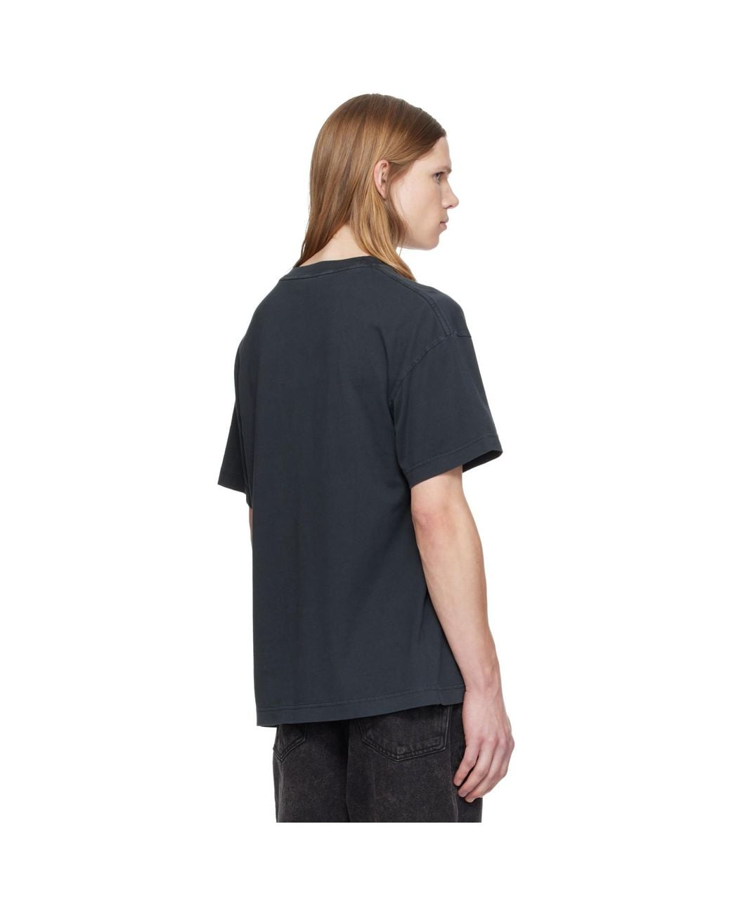 Palm Angels Blue Patch Regular T-Shirt for men