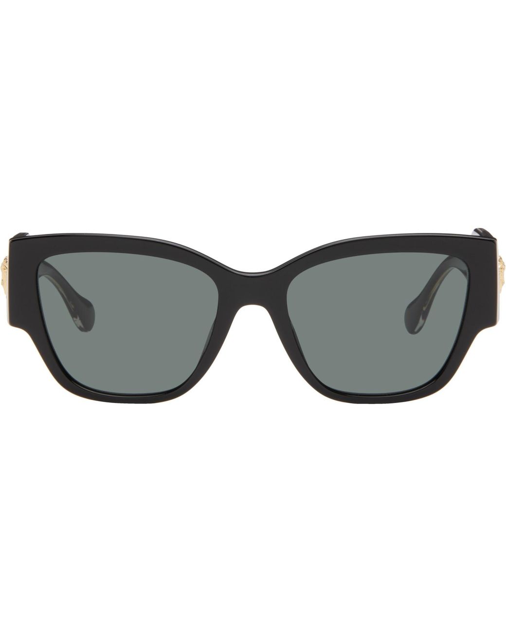 Versace Gray Medusa Focus Cat-Eye Sunglasses