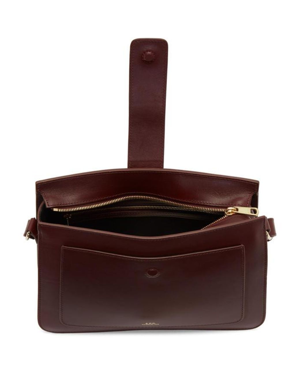 Apc burgundy online bag
