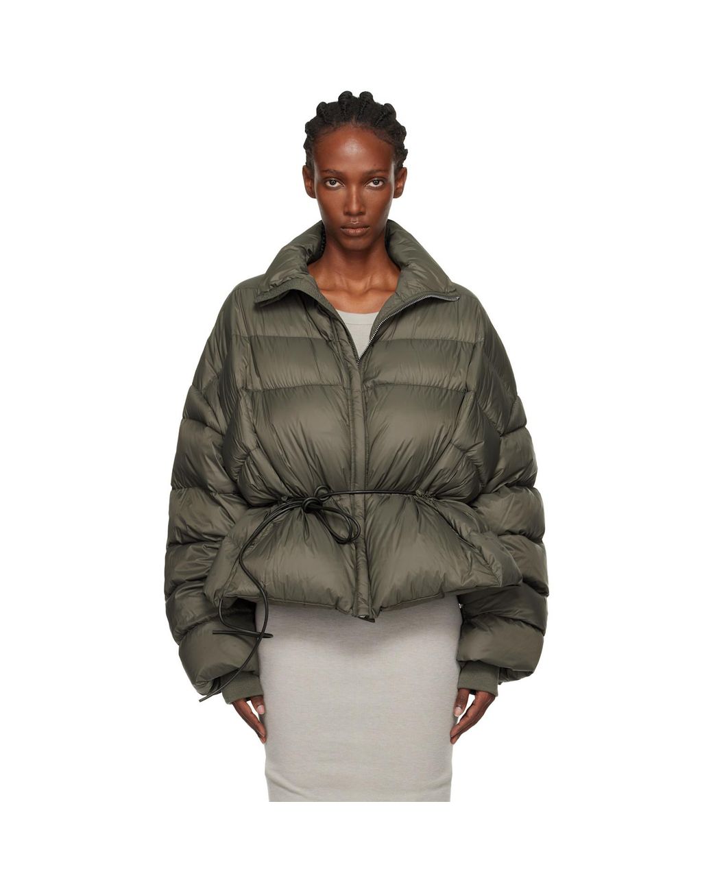 Rick Owens カーキ Concordians Sail ダウンジャケット ブラック | Lyst