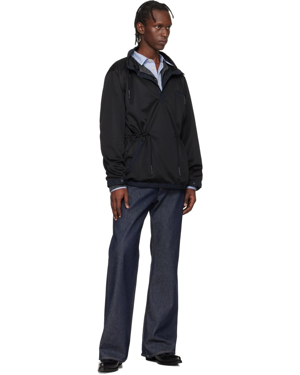 Blouson Noir En Jersey Toga Virilis pour homme en coloris Black