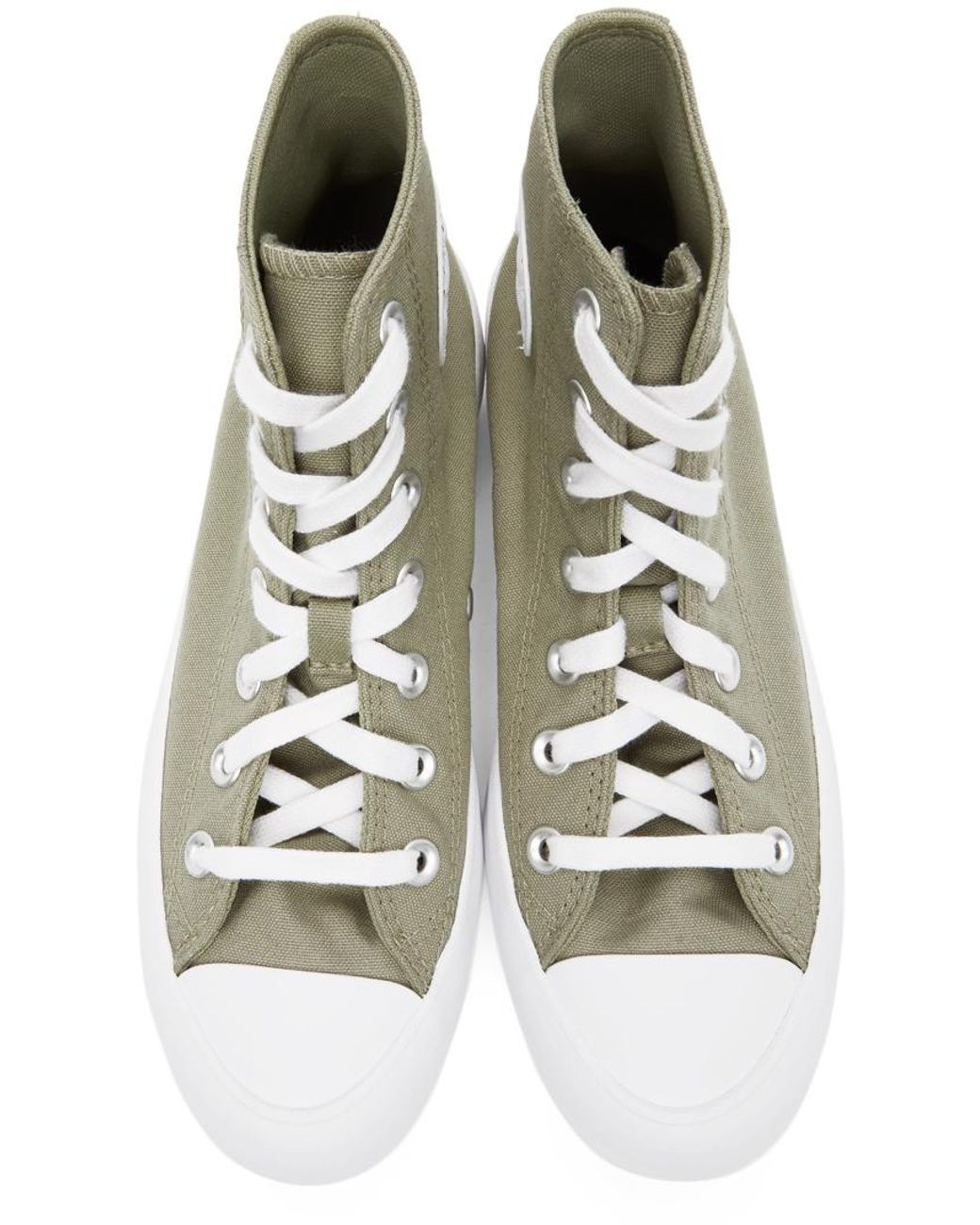 converse lugged khaki