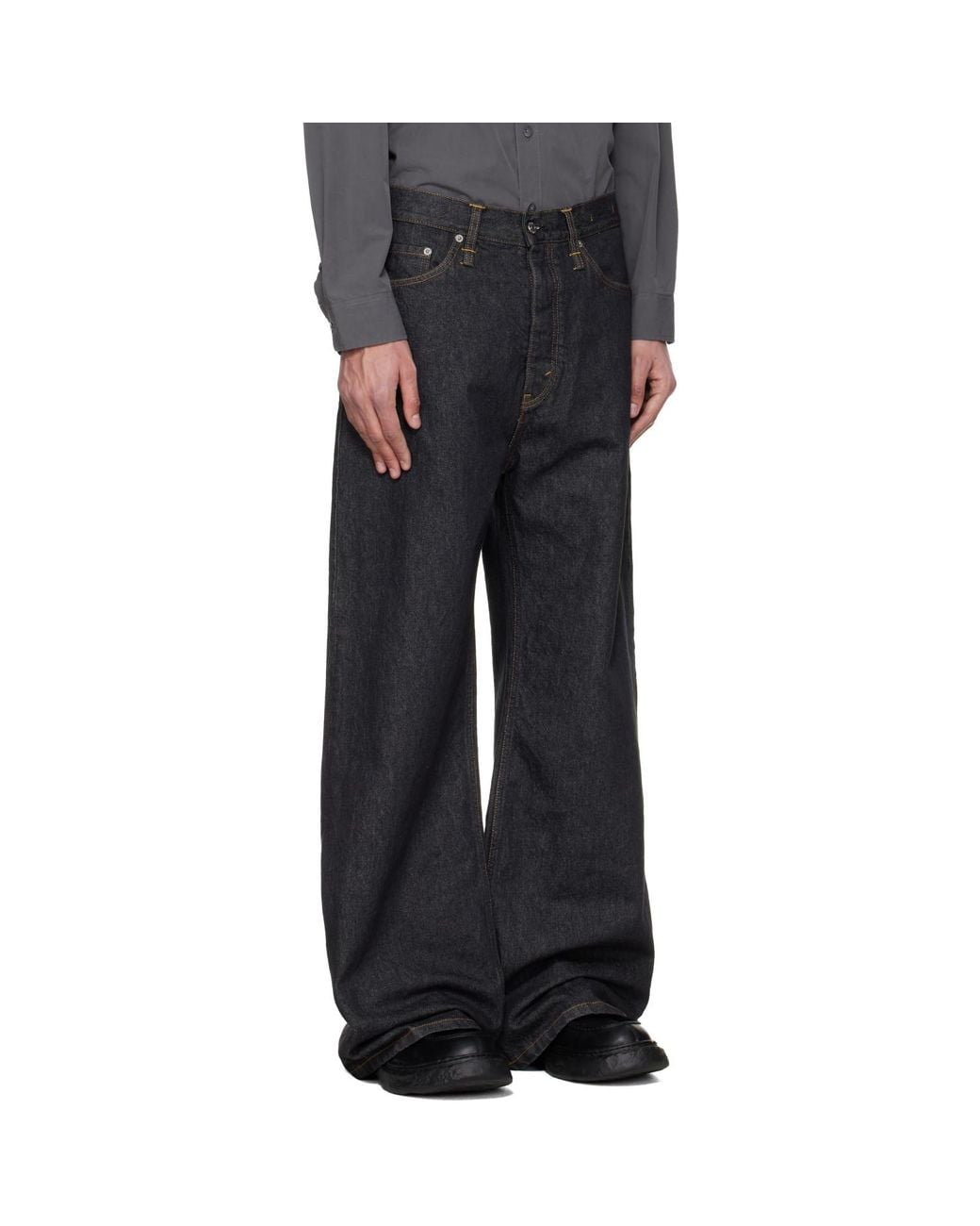 Hope Black Skid Jeans for men