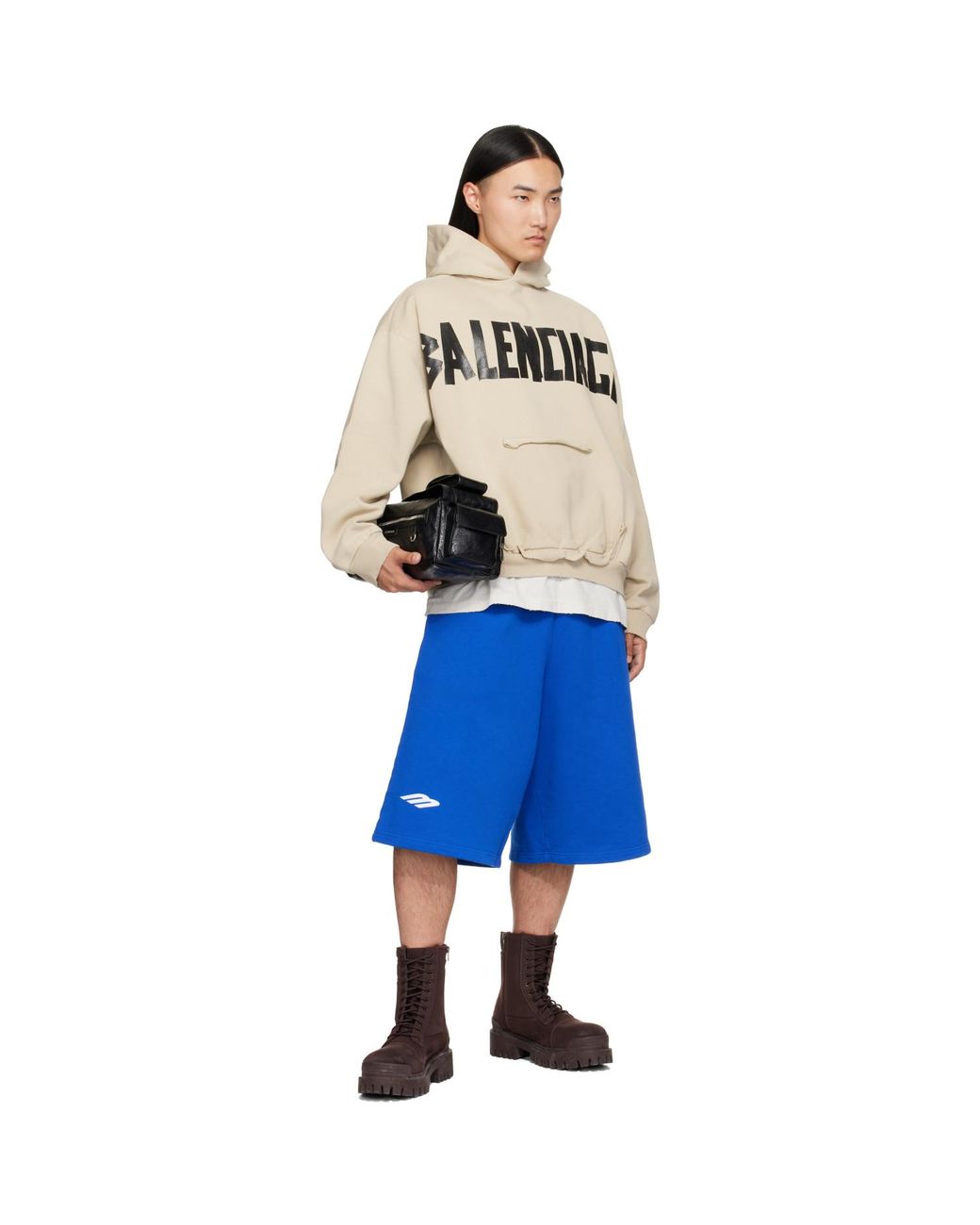 Balenciaga Natural Tape Hoodie for men