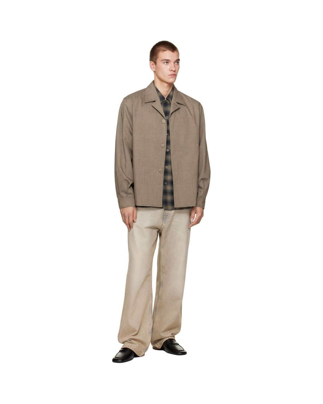 Our Legacy Brown Pack Blazer for men