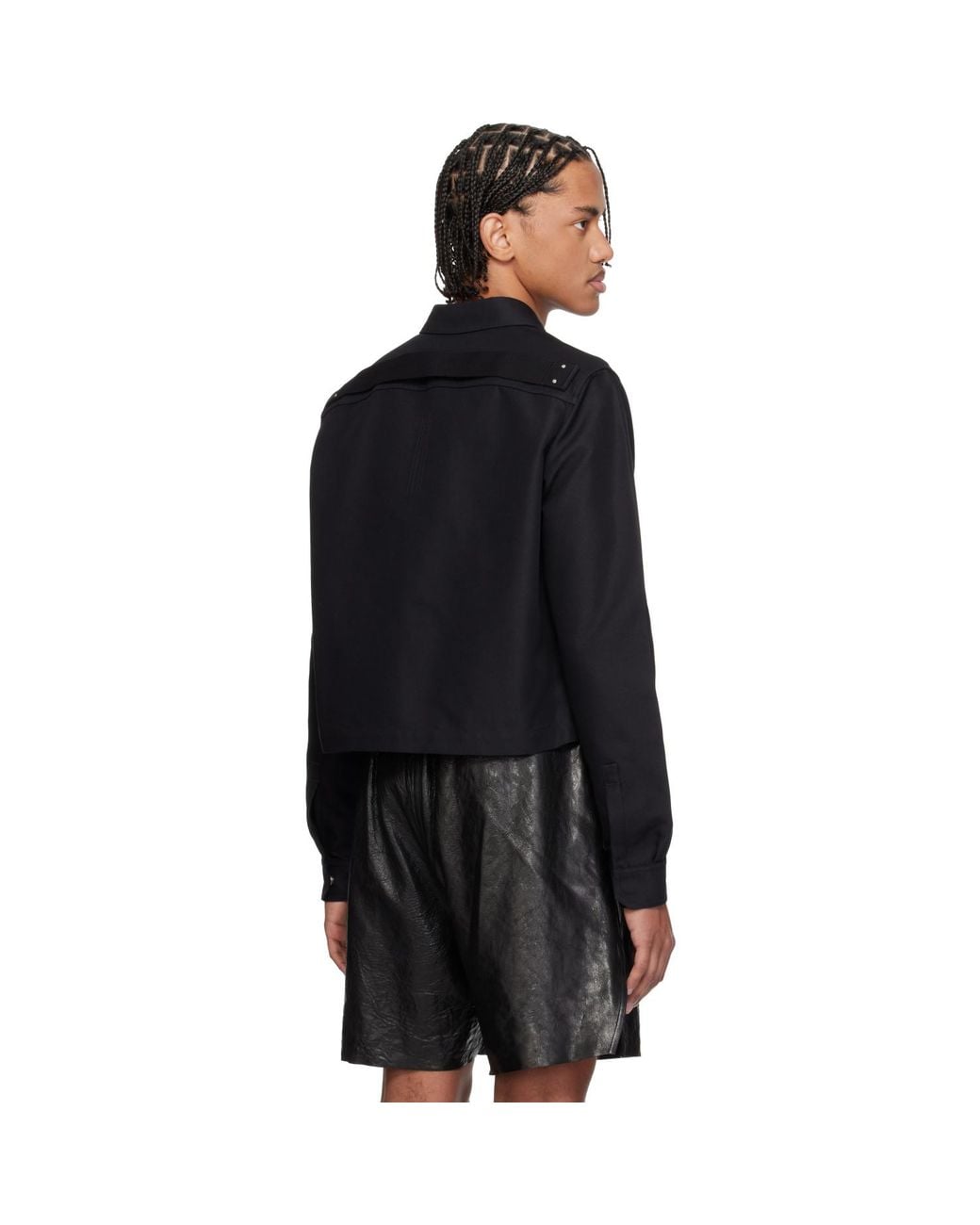 Rick Owens Black Temple Tour Alice Shirt for men