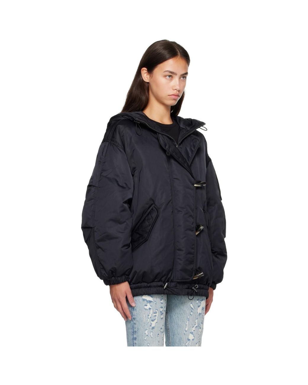 Isabel Marant Black Down Daisy Puffy Jacket