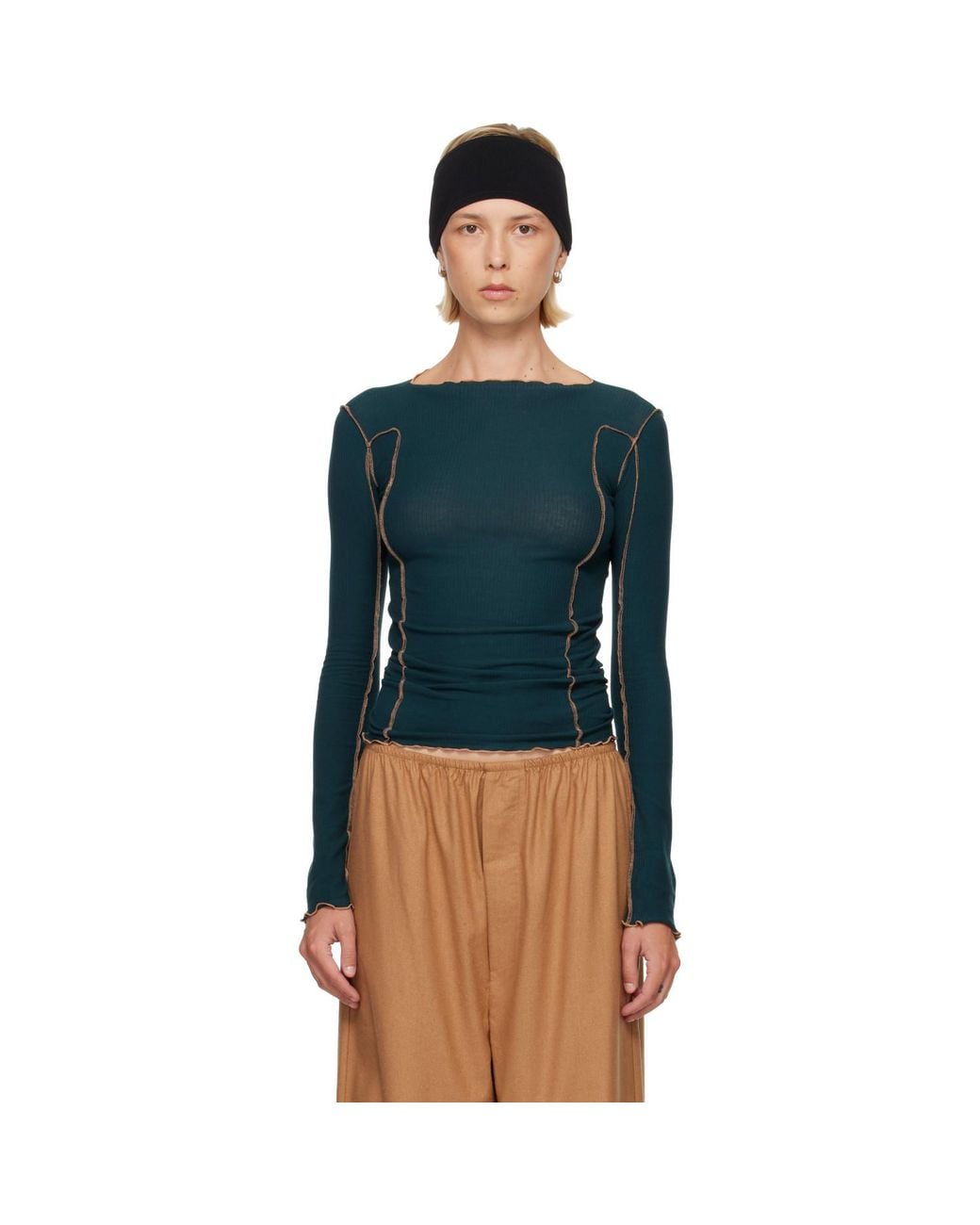 Baserange Blue Omato Long Sleeved T-Shirt