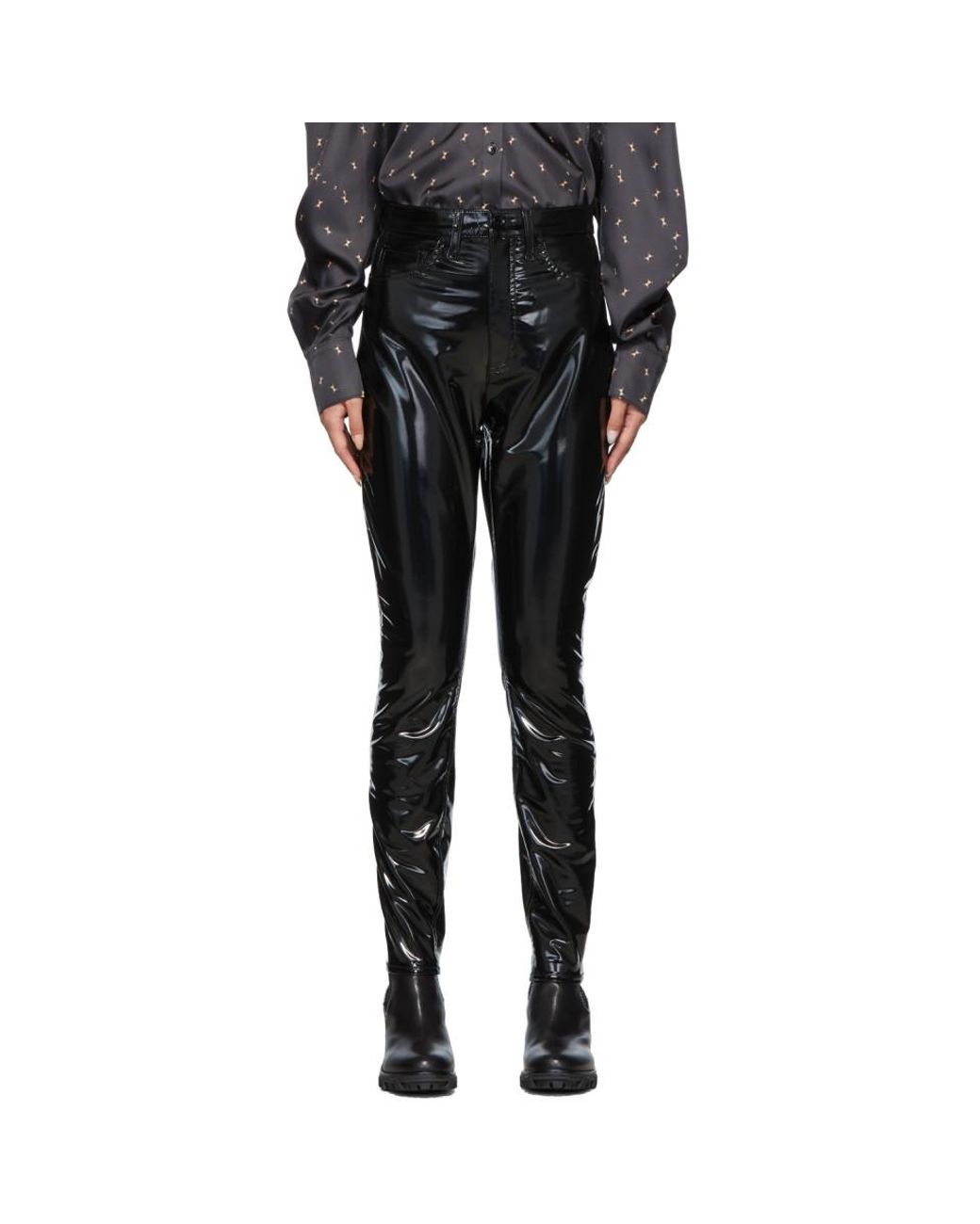 rag & bone vinyl pants