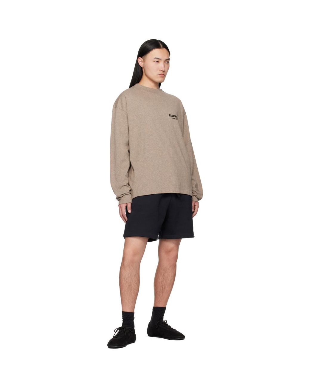 Fear Of God Natural Classic Fit Long Sleeve T-Shirt for men