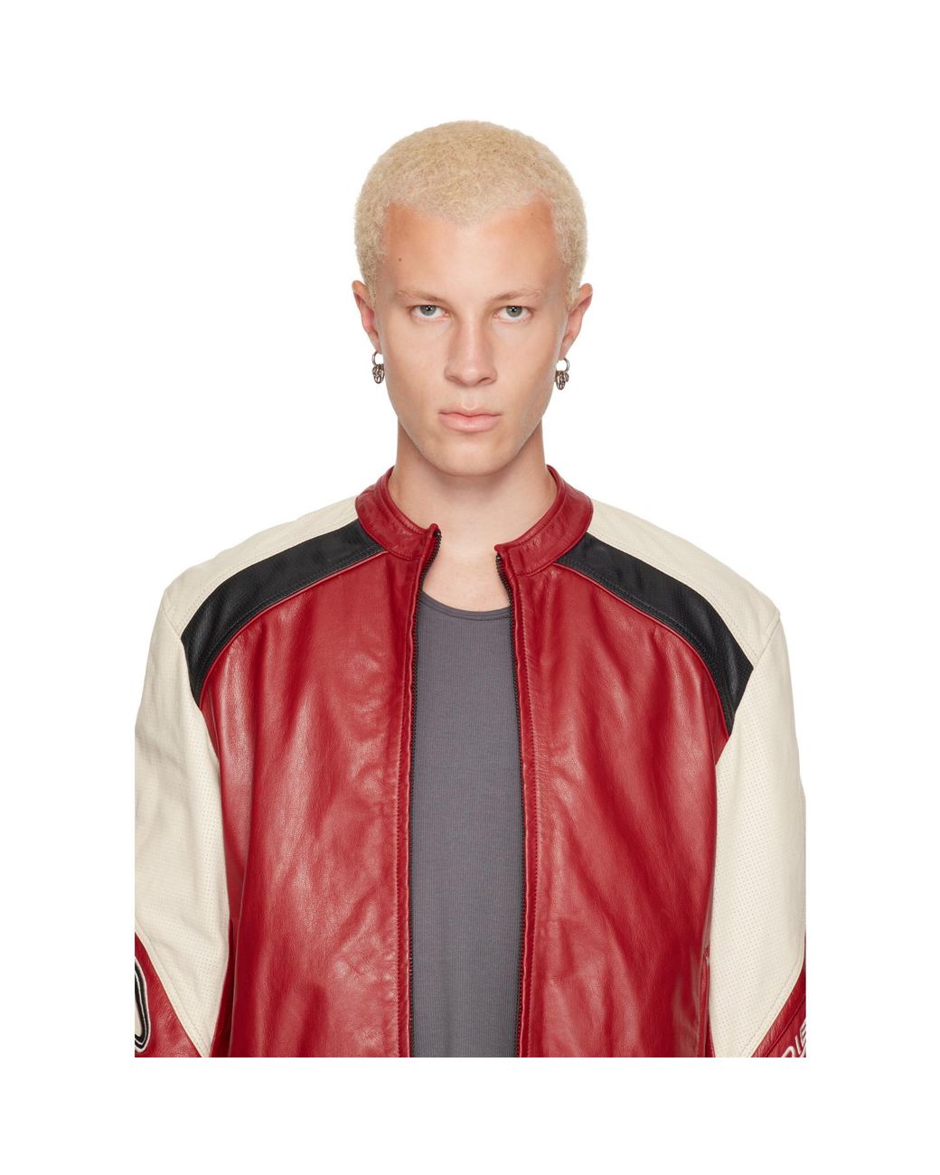 Justine Clenquet Metallic Akari Earrings for men
