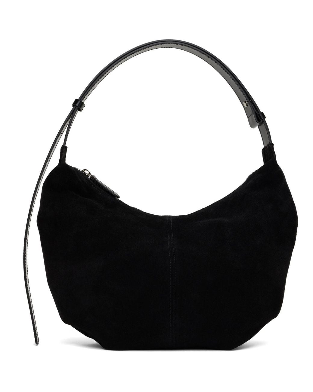 NOTHING WRITTEN Black Ht Suede Shoulder Bag