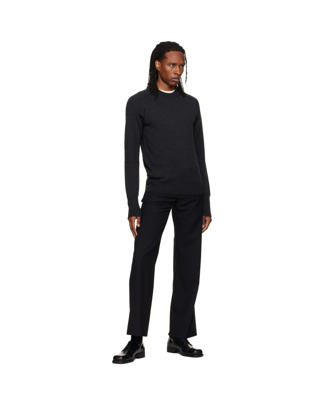 Studio Nicholson Black Jed Sweater for men