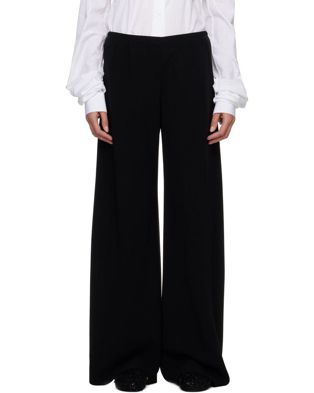 The Row Gala Trousers in Black | Lyst