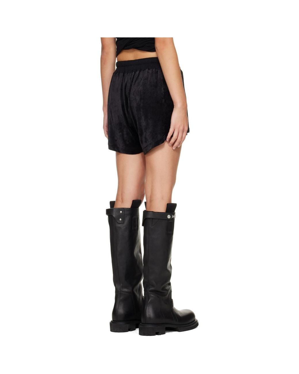Rick Owens Black Tower Boxers Shorts