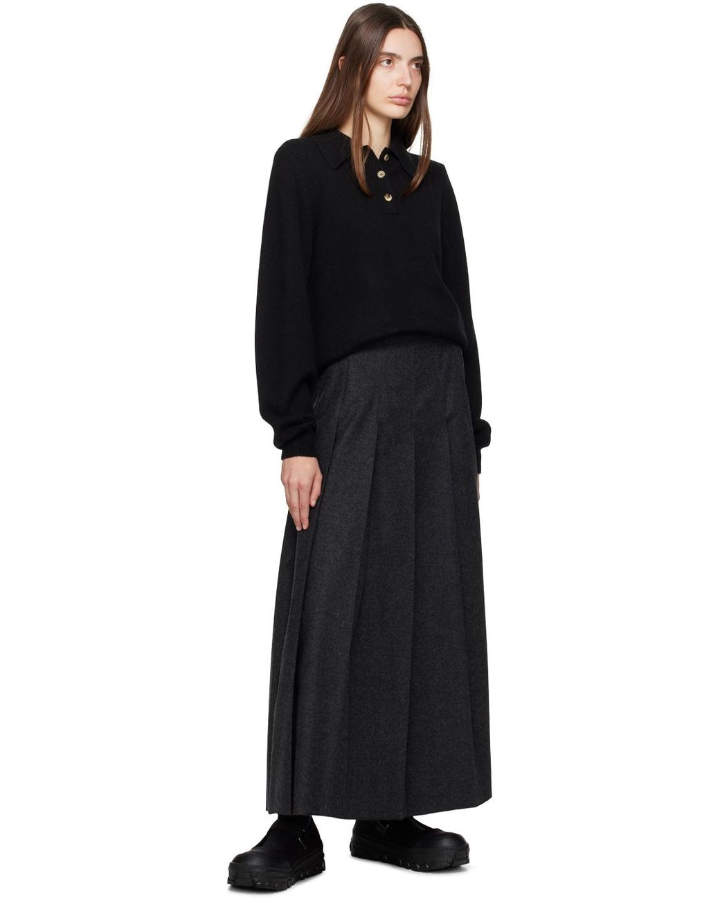 Amomento Vibram Mary Jane Loafers in Black | Lyst Canada