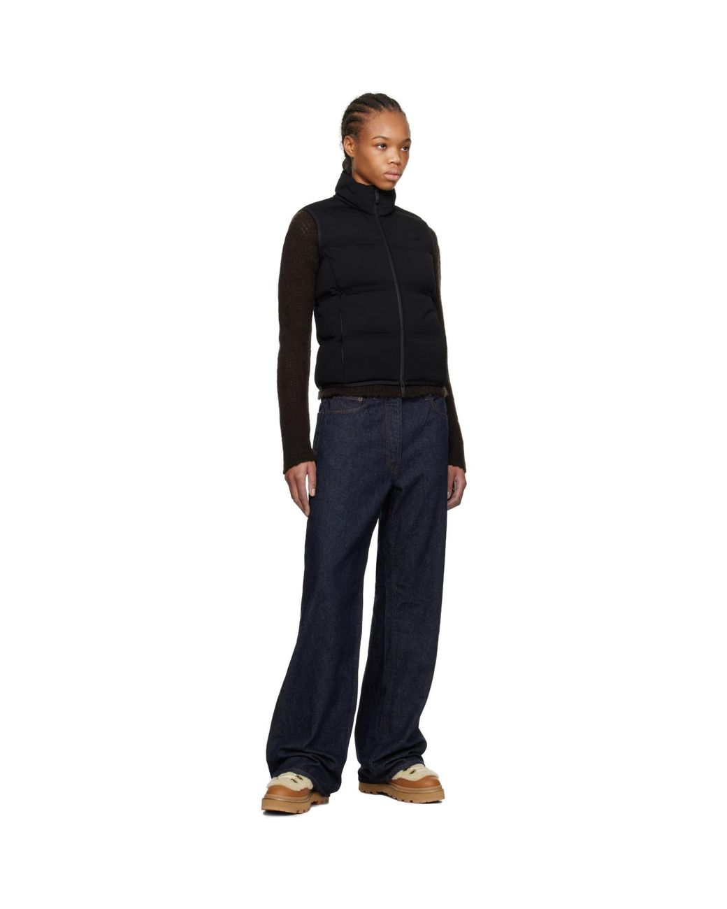 Moncler Black Quilted Down Vest
