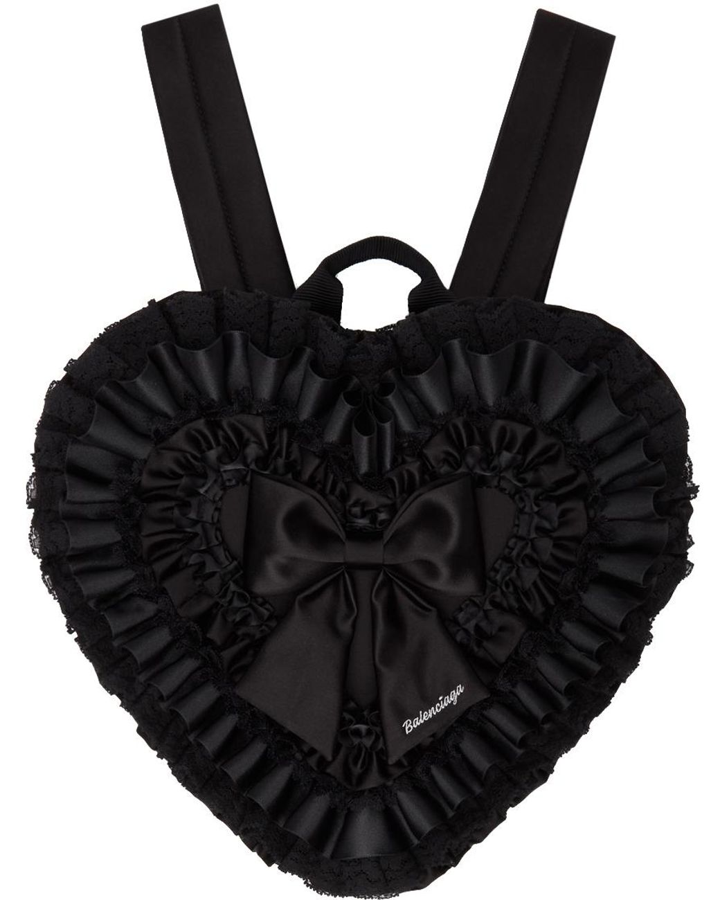 balenciaga ruffle backpack