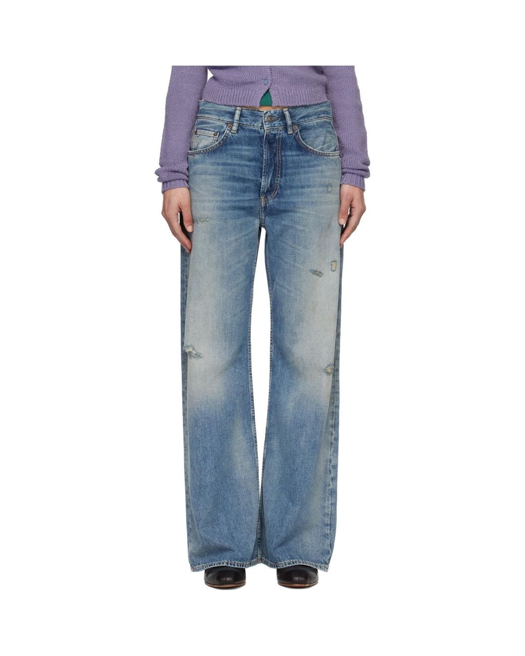 Acne Blue Regular Fit 2021 Jeans