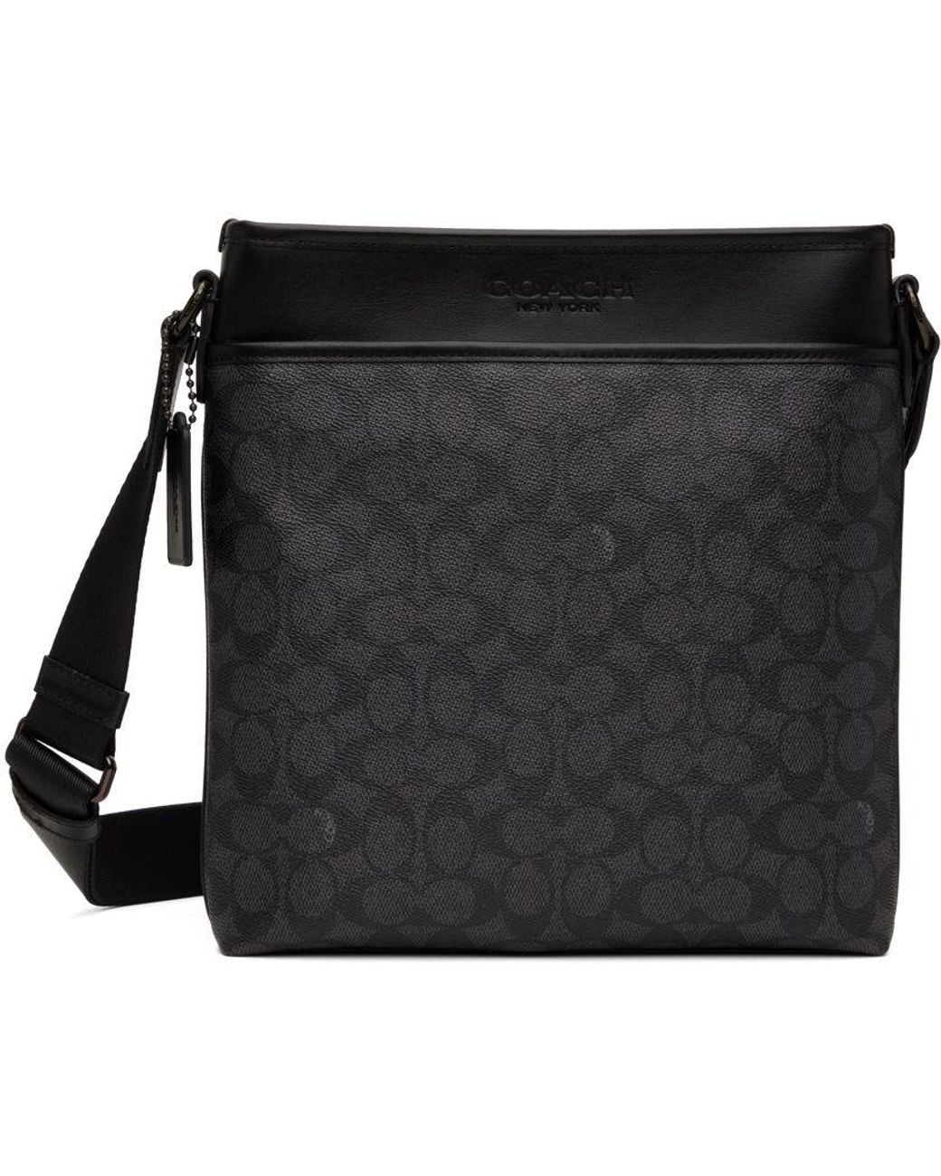 COACH Gotham Slim Crossbody Bag in Black for Men Lyst