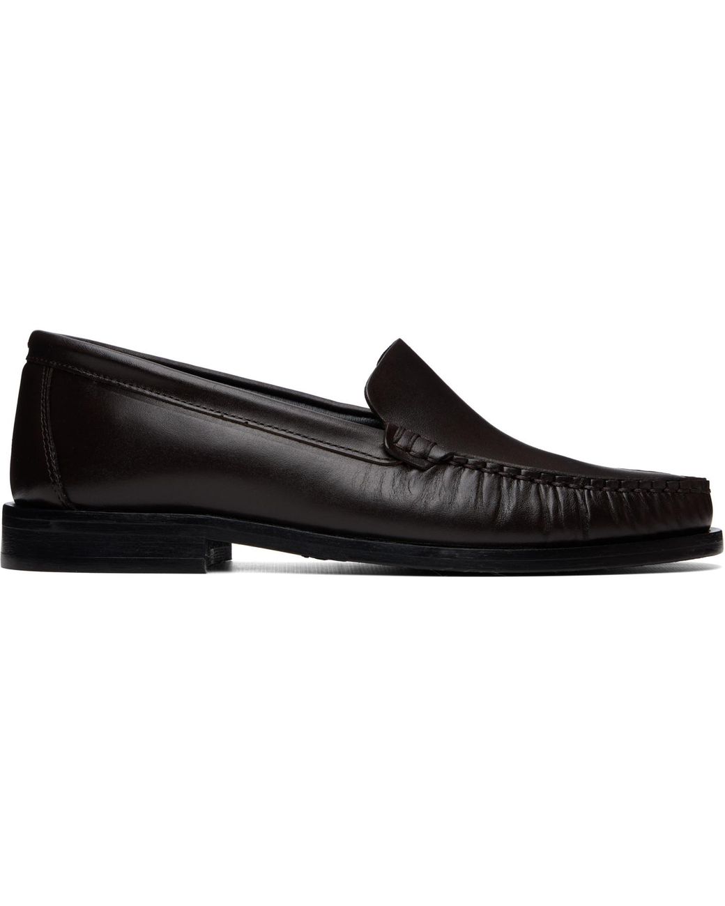 Aeyde Black Arthur Apron Loafers
