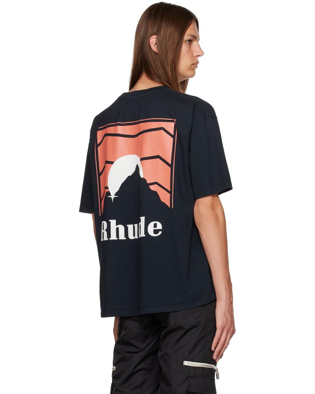 【関税込み】Rhude ブラック Lamborghini Moonlight Tシャツ Black Lamborghini Moonlight T-Shirt by Rhude on Sale