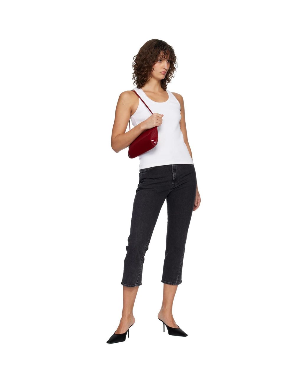 Totême Black Twisted Seam Denim Jeans
