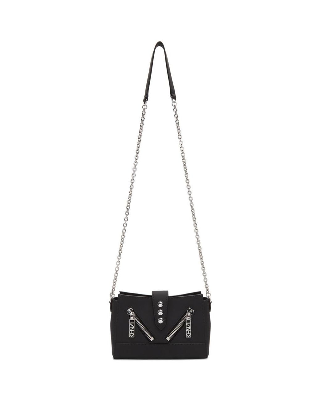 KENZO チェーンミニバッグ（Kenzo Textured Leather Mini