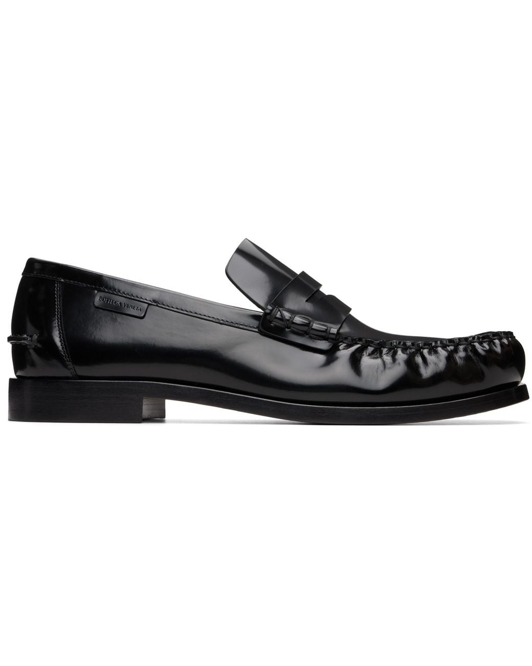 Bottega Veneta Black Truman Loafers for men