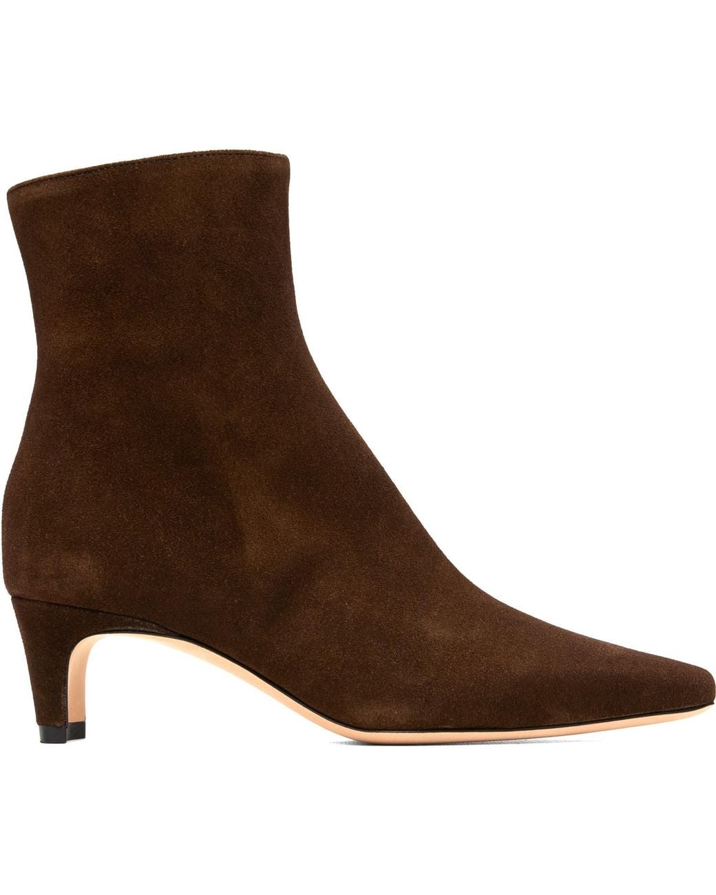 Staud Brown Wally Ankle Boots