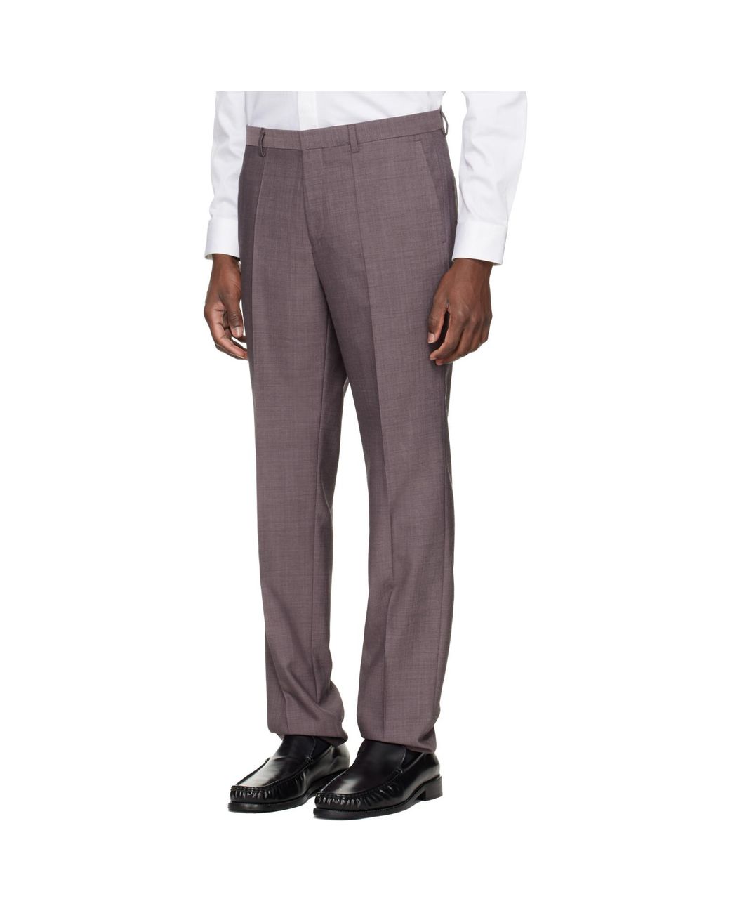 HUGO Black Two-Piece Extra-Slim-Fit Wool-Blend Suit for men