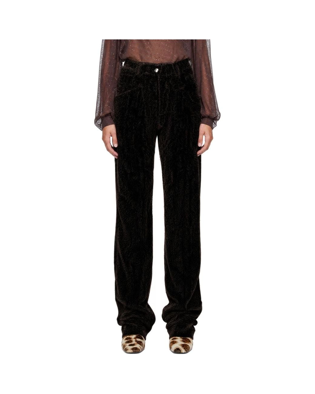 Kiko Kostadinov Black Cassowary Trousers