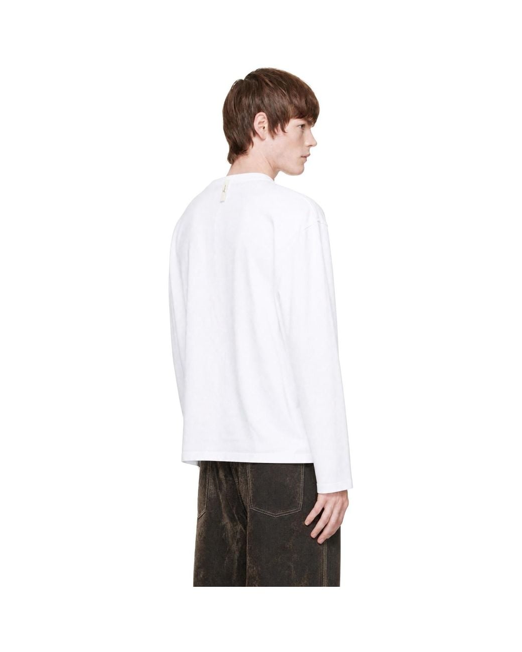 Jacquemus White 'The Long-Sleeve' T-Shirt for men