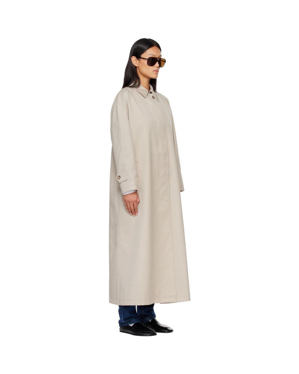 HOMMEGIRLS Natural Mac Coat