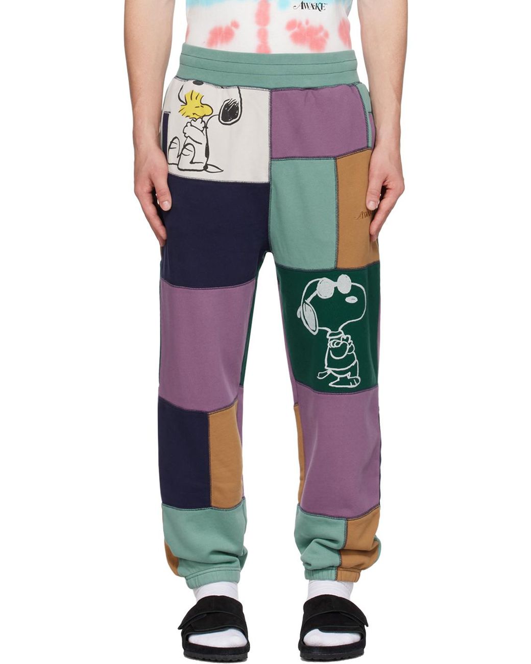 AWAKE NY Color Patchwork Sweatpants in Blue for Men | Lyst UK