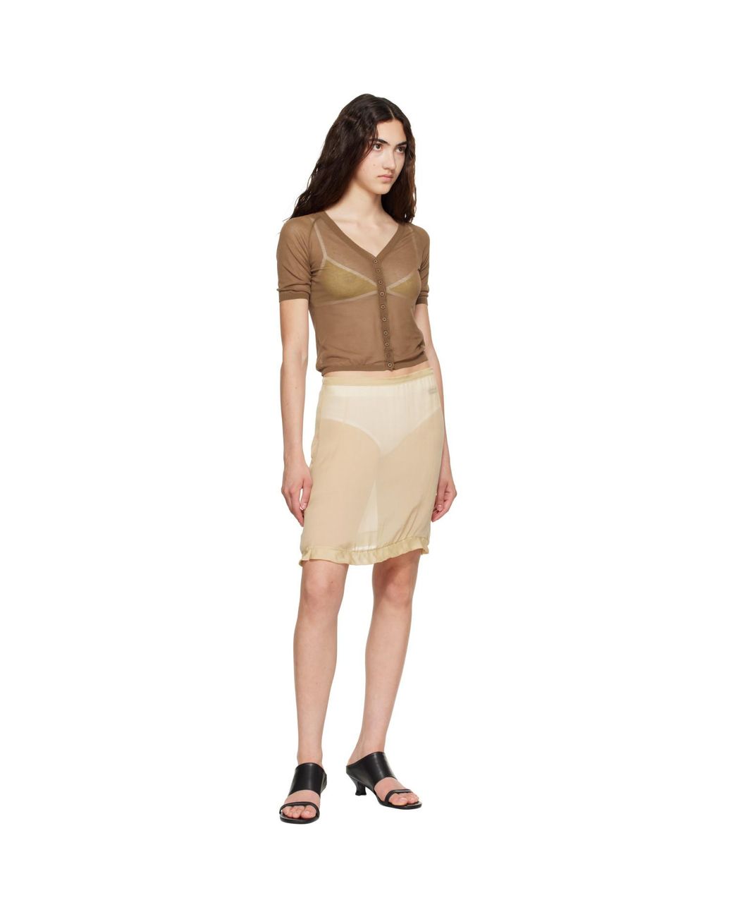 Paloma Wool Brown Nice Cardigan