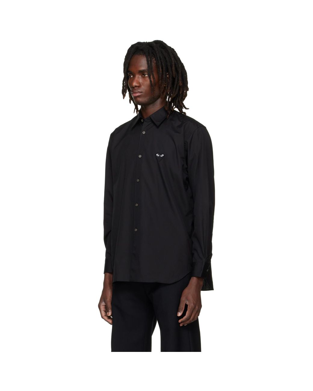 COMME DES GARÇONS PLAY Black Heart Emblem Shirt for men