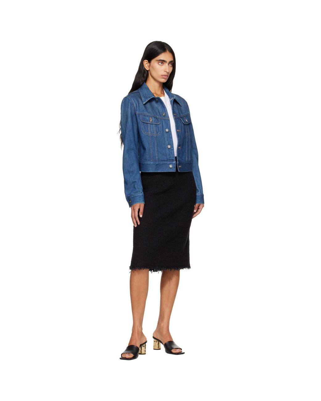Givenchy Blue Regular Denim Jacket