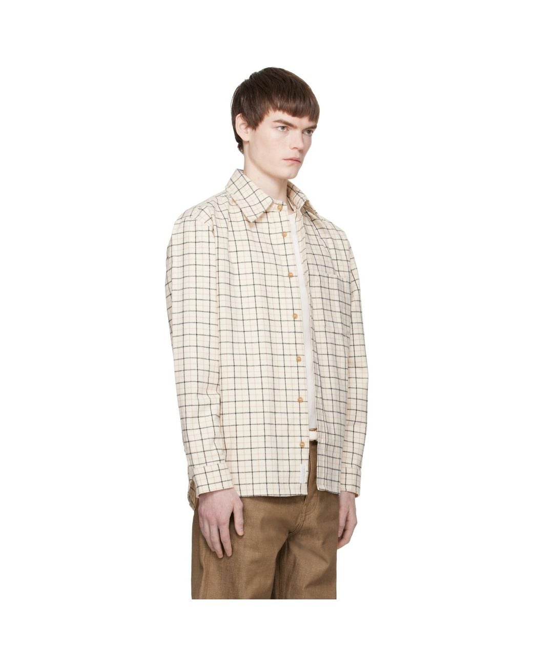 A.P.C. Natural Off- 'Surchemise' Shirt for men