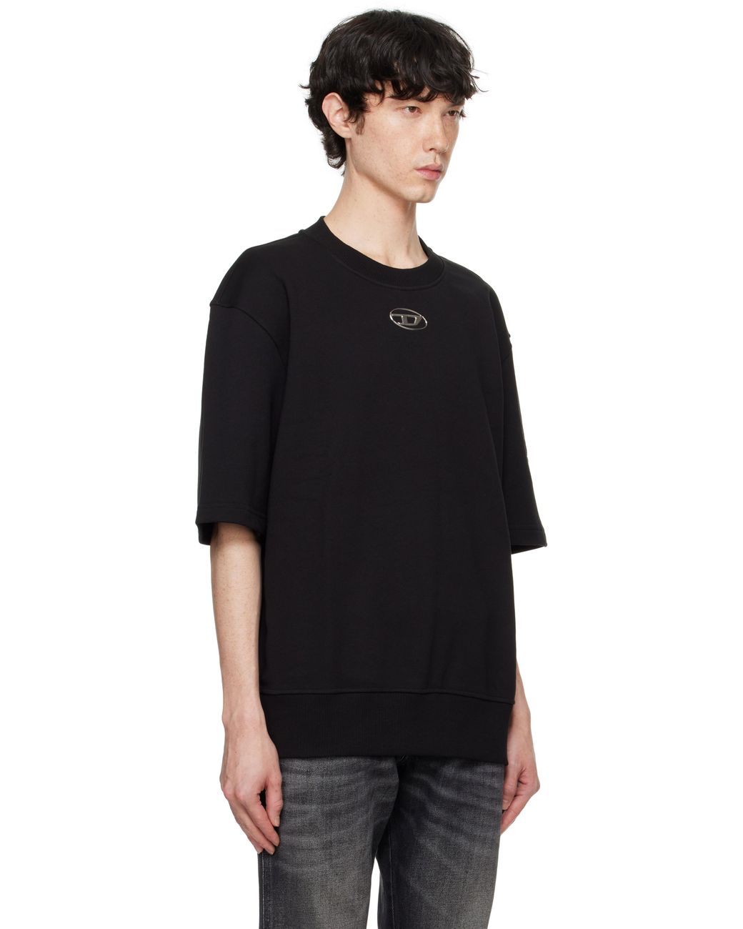 Tシャツ・カットソー DIESEL SS25 'S-Cooling-L1' sweatshirt (A115800BMBJ 9XX) DIESEL S-Cooling-L1 T-Shirt in Black for Men | Lyst