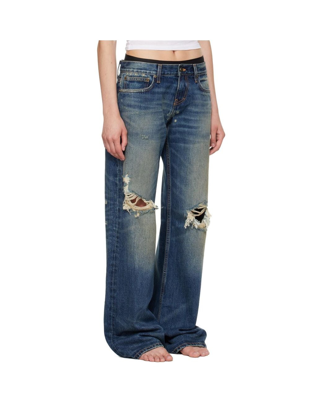 Raimundo Langlois Blue Bootcut Jeans